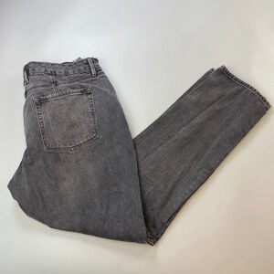 GOOD AMERICAN Jeans Women 14 32 Good 90s Straight Black High Rise Casual Quality